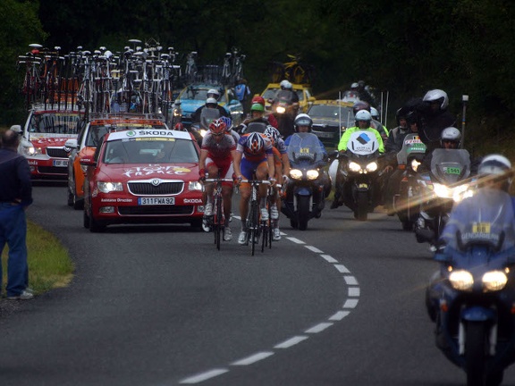 Cinq des six &eacute;chapp&eacute;s TDF 2011