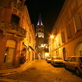 Rue devant église