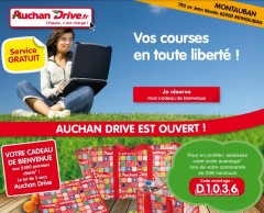 Publicité auchan drive