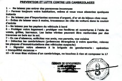 Gendarmerie tract officiel