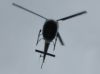 Hélicoptère ERDF en survol basse altitude