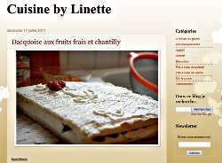 Miniature ecran blog Cuisine By Linette