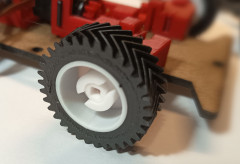 Pneu imprimé en filament flexible TPE-83A eSUN sur Creality Ender S1 Pro