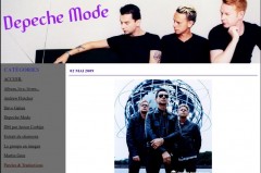 Site dédié à Depeche Mode