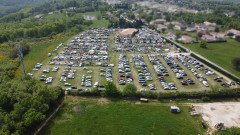 Vue aérienne vide grenier Léojac