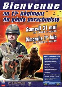Portes ouvertes 17 éme régiment parachutistes de Montauban 2008